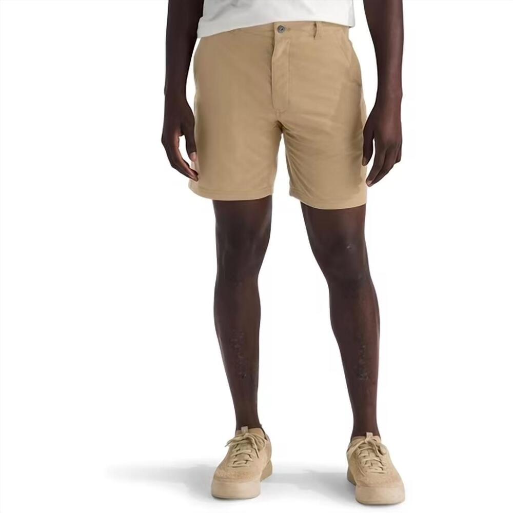 NEW THE NORTH FACE rolling sun packable short in khaki stone